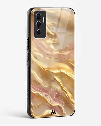 Golden Mirage Glass Case Phone Cover (Vivo)