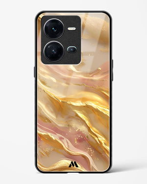Golden Mirage Glass Case Phone Cover (Vivo)