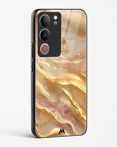 Golden Mirage Glass Case Phone Cover (Vivo)