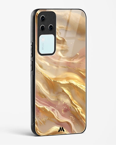 Golden Mirage Glass Case Phone Cover (Vivo)