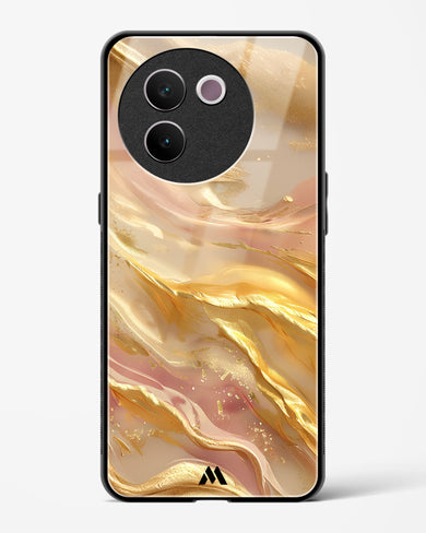 Golden Mirage Glass Case Phone Cover (Vivo)
