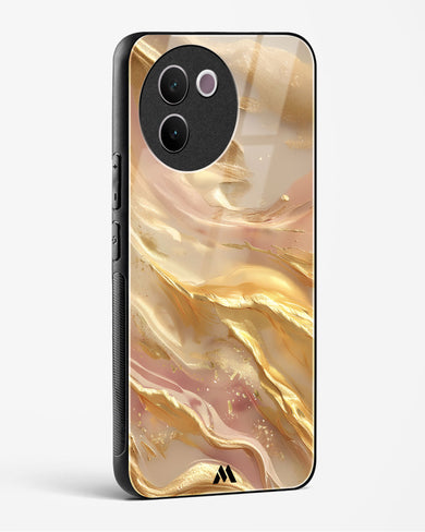 Golden Mirage Glass Case Phone Cover (Vivo)