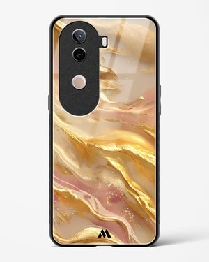 Golden Mirage Glass Case Phone Cover (Vivo)