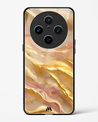 Golden Mirage Glass Case Phone Cover (Vivo)