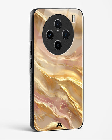 Golden Mirage Glass Case Phone Cover (Vivo)