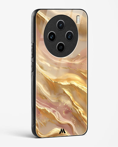 Golden Mirage Glass Case Phone Cover (Vivo)