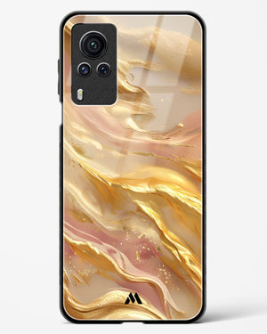 Golden Mirage Glass Case Phone Cover (Vivo)