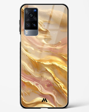 Golden Mirage Glass Case Phone Cover (Vivo)