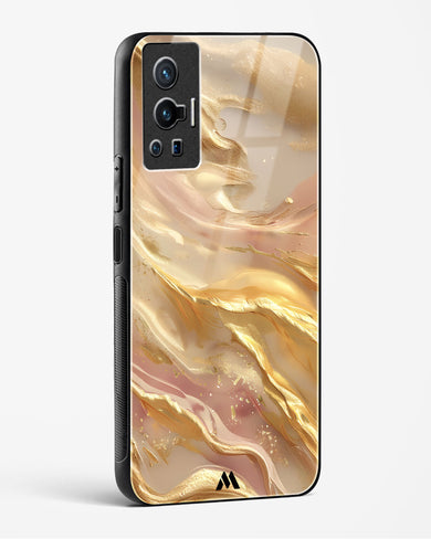 Golden Mirage Glass Case Phone Cover (Vivo)