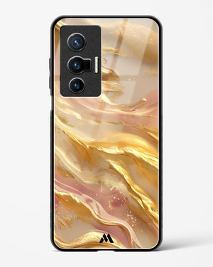 Golden Mirage Glass Case Phone Cover (Vivo)