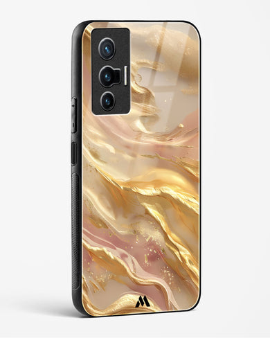 Golden Mirage Glass Case Phone Cover (Vivo)