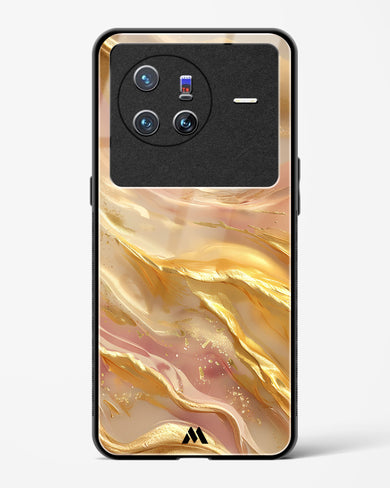 Golden Mirage Glass Case Phone Cover (Vivo)