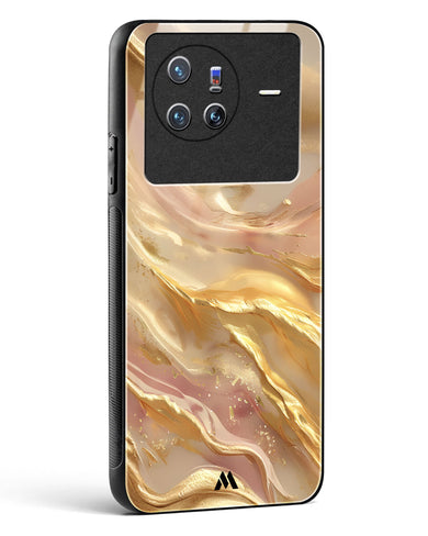 Golden Mirage Glass Case Phone Cover (Vivo)