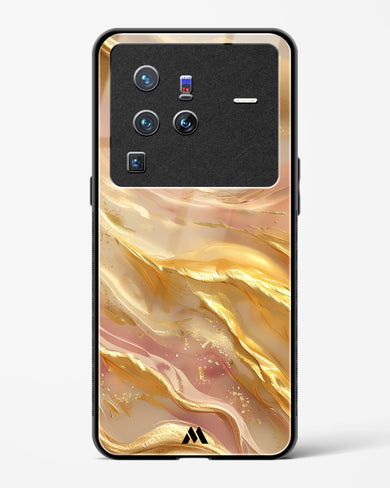 Golden Mirage Glass Case Phone Cover (Vivo)