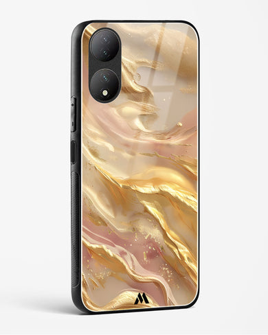 Golden Mirage Glass Case Phone Cover (Vivo)