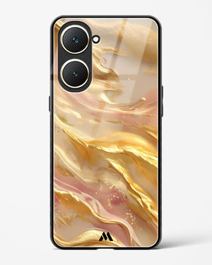 Golden Mirage Glass Case Phone Cover (Vivo)