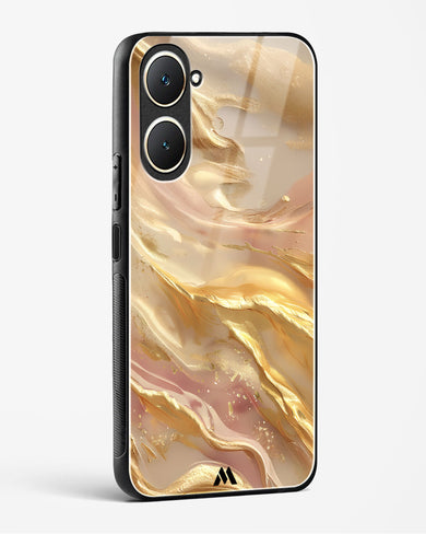 Golden Mirage Glass Case Phone Cover (Vivo)