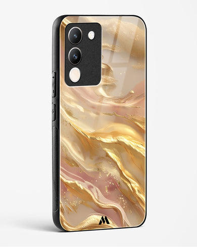 Golden Mirage Glass Case Phone Cover (Vivo)