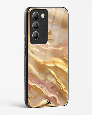 Golden Mirage Glass Case Phone Cover (Vivo)