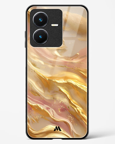 Golden Mirage Glass Case Phone Cover (Vivo)
