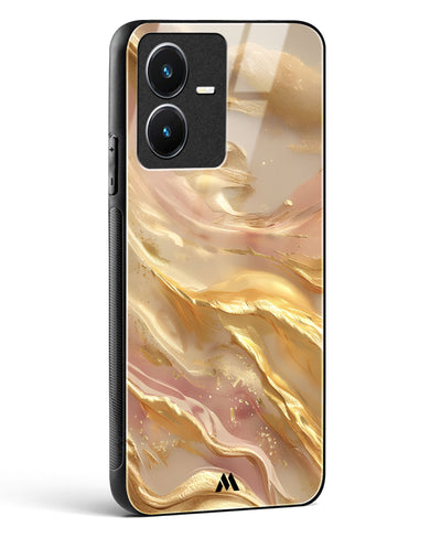 Golden Mirage Glass Case Phone Cover (Vivo)