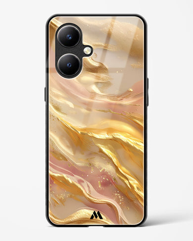Golden Mirage Glass Case Phone Cover (Vivo)