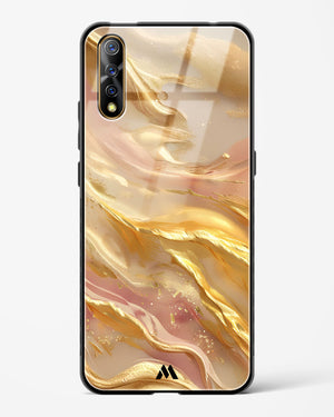Golden Mirage Glass Case Phone Cover (Vivo)