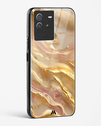 Golden Mirage Glass Case Phone Cover (Vivo)