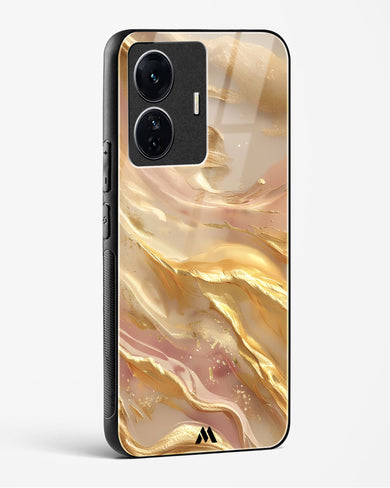 Golden Mirage Glass Case Phone Cover (Vivo)