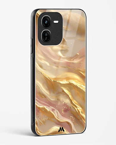 Golden Mirage Glass Case Phone Cover (Vivo)