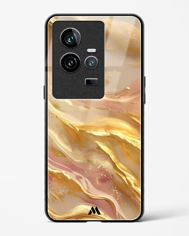 Golden Mirage Glass Case Phone Cover (Vivo)