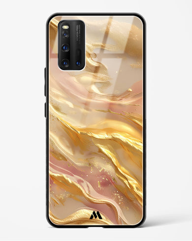 Golden Mirage Glass Case Phone Cover (Vivo)