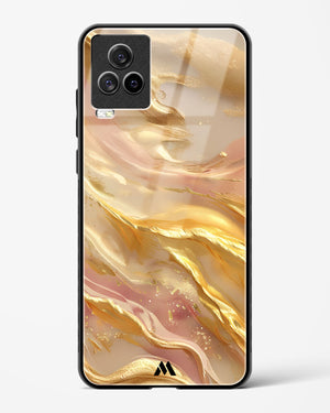 Golden Mirage Glass Case Phone Cover (Vivo)