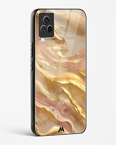 Golden Mirage Glass Case Phone Cover (Vivo)