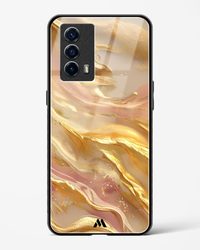 Golden Mirage Glass Case Phone Cover (Vivo)