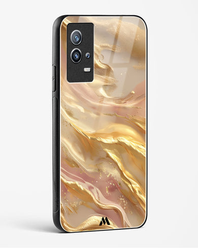 Golden Mirage Glass Case Phone Cover (Vivo)