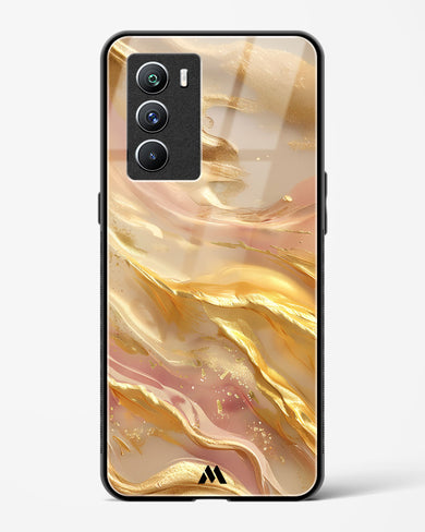 Golden Mirage Glass Case Phone Cover (Vivo)