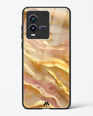 Golden Mirage Glass Case Phone Cover (Vivo)