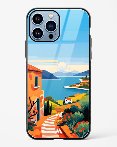 Mediterranean Escape Glass Case Phone Cover (Apple)