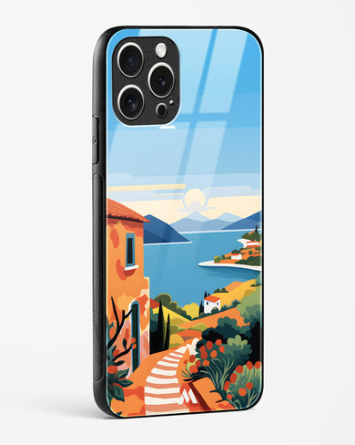 Mediterranean Escape Glass Case Phone Cover (Apple)