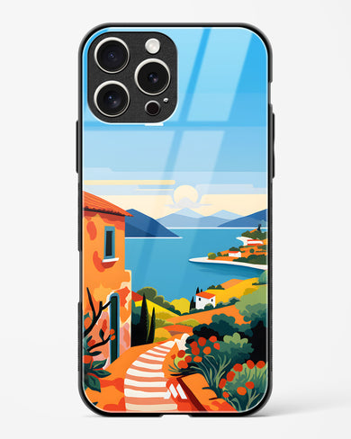 Mediterranean Escape Glass Case Phone Cover (Apple)