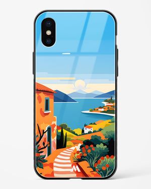Mediterranean Escape Glass Case Phone Cover (Apple)