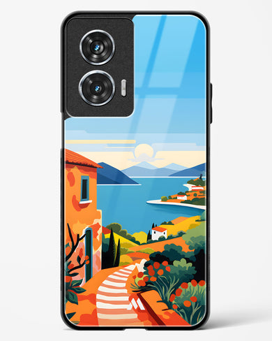 Mediterranean Escape Glass Case Phone Cover (Motorola)