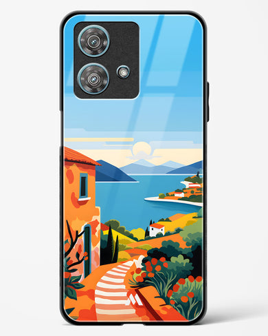 Mediterranean Escape Glass Case Phone Cover (Motorola)