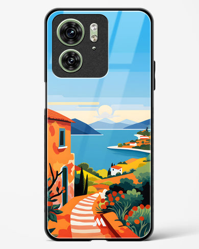 Mediterranean Escape Glass Case Phone Cover (Motorola)