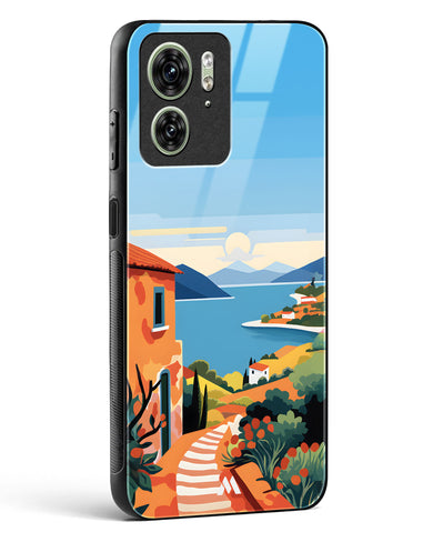 Mediterranean Escape Glass Case Phone Cover (Motorola)