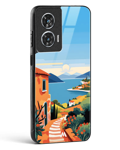 Mediterranean Escape Glass Case Phone Cover (Motorola)