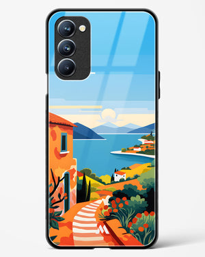 Mediterranean Escape Glass Case Phone Cover (Oppo)