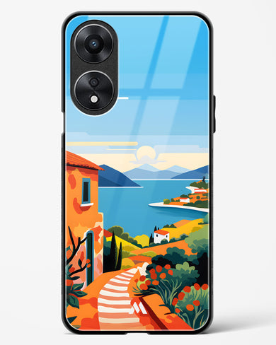 Mediterranean Escape Glass Case Phone Cover (Oppo)