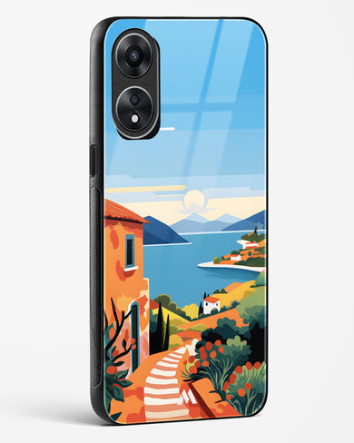 Mediterranean Escape Glass Case Phone Cover (Oppo)